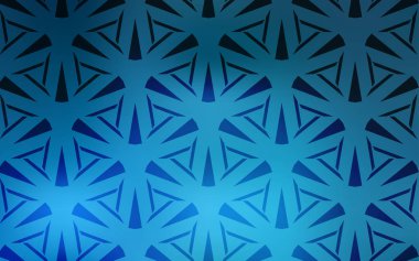 Üçgenli hafif Mavili vektör arkaplanı.