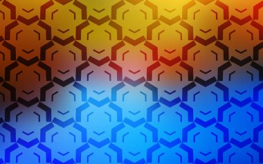 Açık Mavi, satırlı sarı vektör arkaplanı.