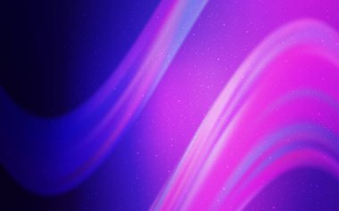 Açık mor, kozmik yıldızlar ile pembe vektör düzeni.