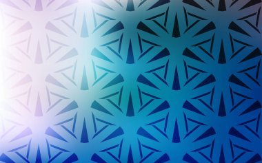 Açık BLUE vektör arkaplanı çizgiler, üçgenler.