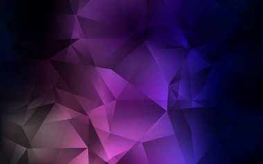 Koyu Mor, Pembe vektör parlayan üçgen zemin.