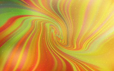 Kozmik yıldızlarla Açık Turuncu vektör düzeni.