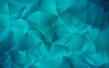 Koyu mavi vektör soyut mozaik desen.