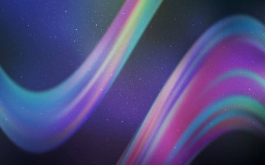 Açık Pembe, Gece gökyüzü yıldızları ile Mavi vektör deseni.