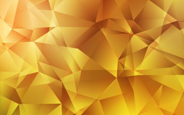 Açık Turuncu vektör düşük poli arka plan.