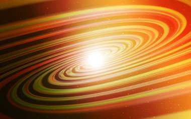 Kozmik yıldızlarla Açık Turuncu vektör düzeni.