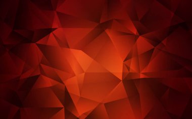 Koyu kırmızı vektör soyut mozaik arkaplan.