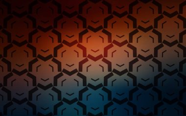 Eğri çizgileri olan koyu mavi, kırmızı vektör arkaplan.