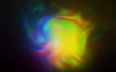 Koyu Çokrenkli vektör soyut bulanık yerleşim.