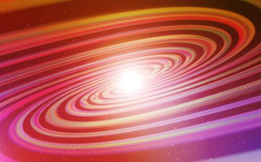 Açık Pembe, Kozmik yıldızlarla sarı vektör düzeni.