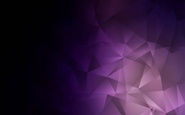 Koyu Mor vektör çokgen arkaplan.