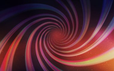 Koyu Mavi, Kozmik yıldızlarla sarı vektör düzeni.