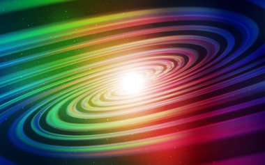 Uzay yıldızları ile koyu çok renkli vektör şablonu.