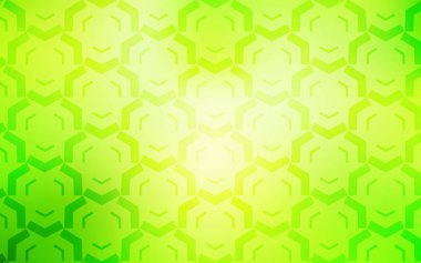 Açık Yeşil, Eğri çizgilerle sarı vektör düzeni.