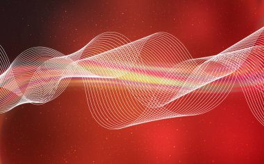 Açık Turuncu vektör parlaklığı soyut arkaplanı bulanıklaştırdı.