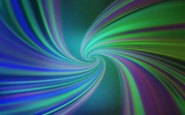 Açık Mavi, wry çizgileri ile yeşil vektör arkaplan.