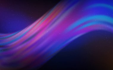 Koyu pembe, mavi düzen kozmik yıldız ile vektör.