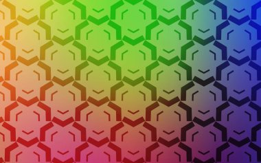 Eğri çizgileri olan hafif Çokrenkli vektör arkaplanı.