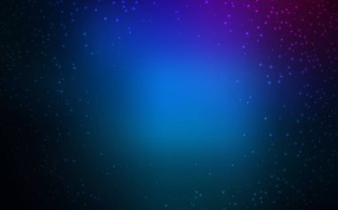 Koyu pembe, gece gökyüzünde desenle mavi vektör yıldız.