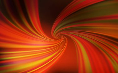 Wry çizgileri ile koyu turuncu vektör arkaplanı.