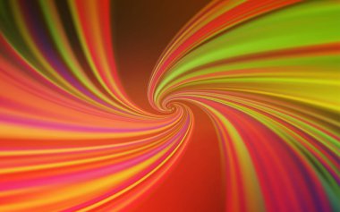 Açık Kırmızı, çizgileri olan sarı vektör şablonu.