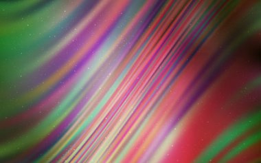 Açık Yeşil, Galaksi yıldızları ile kırmızı vektör arka plan.