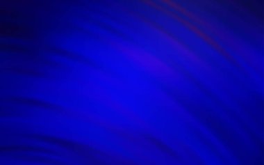 Kavisli çizgilerle koyu mavi vektör düzeni.