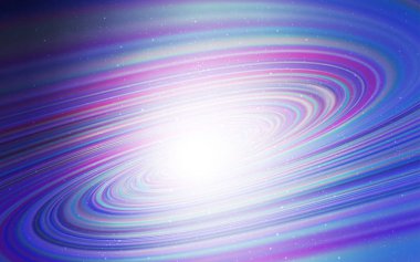 Kozmik Yıldızlar ile açık mor vektör düzeni.