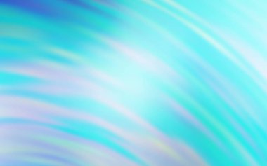 Açık mavi, vektör zemin eğri çizgiler ile yeşil.