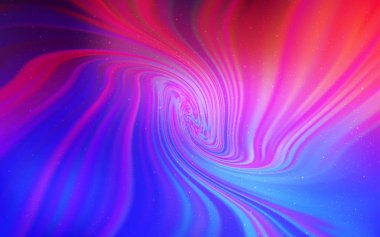 Açık Pembe, Kozmik yıldızlarla mavi vektör düzeni.