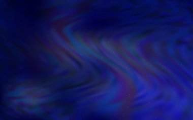 Gece gökyüzü yıldızları ile koyu mor vektör deseni.