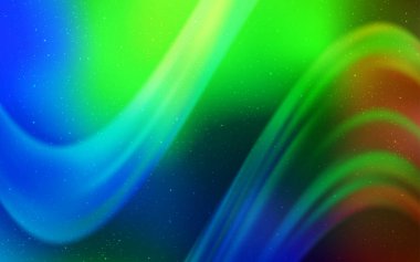 Gece gökyüzü desenle karanlık çok renkli vektör yıldız.