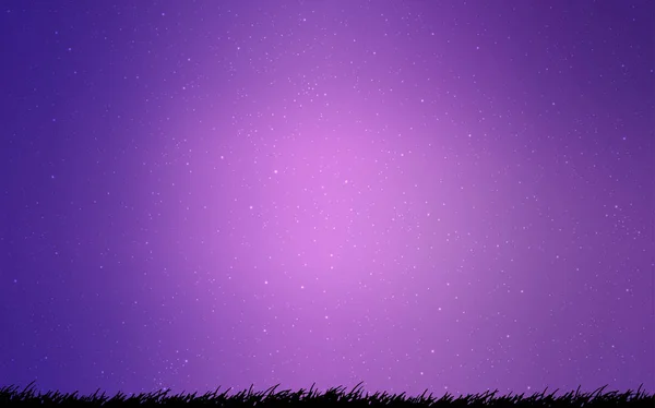 Світло-фіолетовий векторний фон з астрономічними зірками . — стоковий вектор