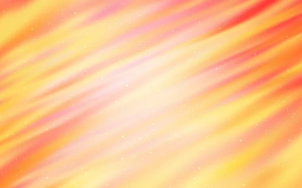 天文星を持つライトオレンジベクトルの背景. — ストックベクタ