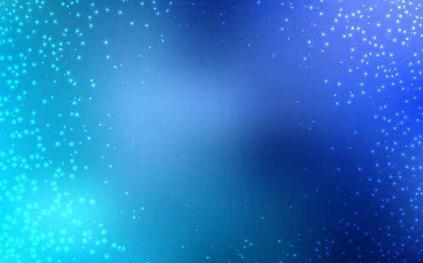 Plantilla vectorial Light BLUE con estrellas espaciales . — Vector de stock