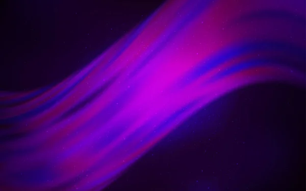 Fondo vectorial púrpura oscuro con estrellas astronómicas . — Archivo Imágenes Vectoriales