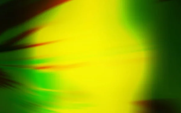 Verde claro, vector amarillo diseño difuminado abstracto. — Vector de stock