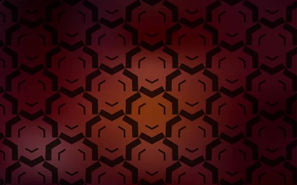 Fondo vector rojo oscuro con líneas curvas. — Vector de stock