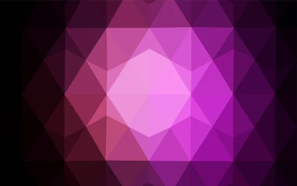 Темно-фіолетовий векторний багатокутний фон . — стоковий вектор