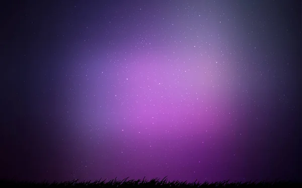 Dark Purple, textura vetorial rosa com estrelas de forma leitosa . — Vetor de Stock