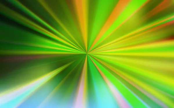 Licht groen, geel vector wazig glans abstracte textuur. — Stockvector