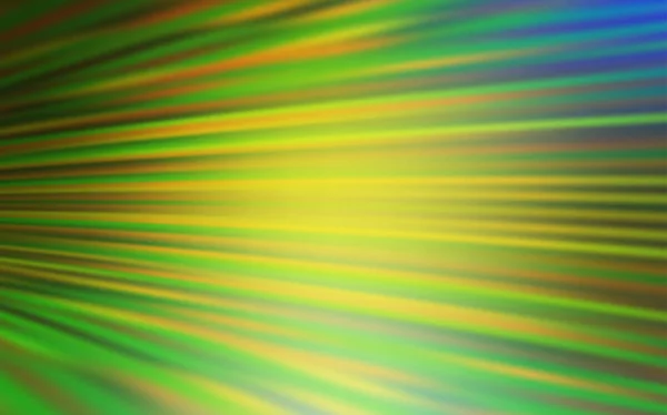 Hellgrüner, gelber Vektorhintergrund mit geraden Linien. — Stockvektor