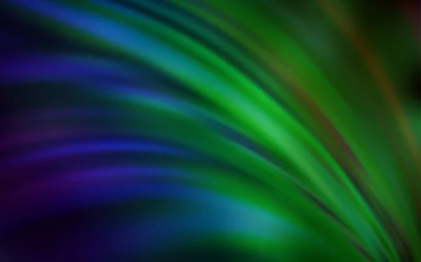 Donkerblauw, Groen vector abstracte wazige achtergrond. — Stockvector