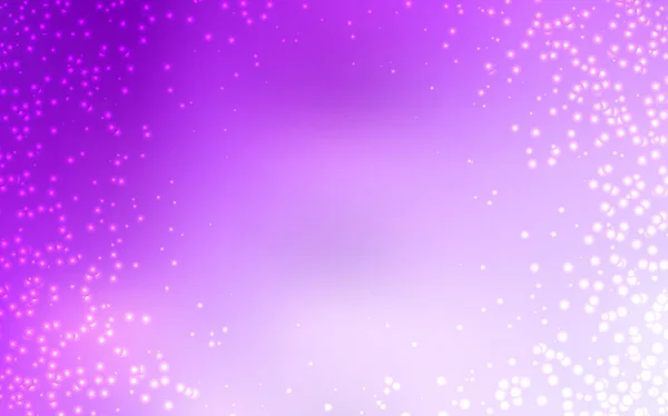 Light Pink vector background with galaxy stars. — Stock Vector