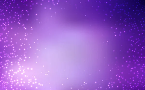 Texture vectorielle violet clair avec étoiles laiteuses . — Image vectorielle