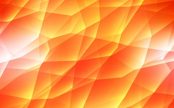 Texture vectorielle orange clair avec style triangulaire. — Image vectorielle