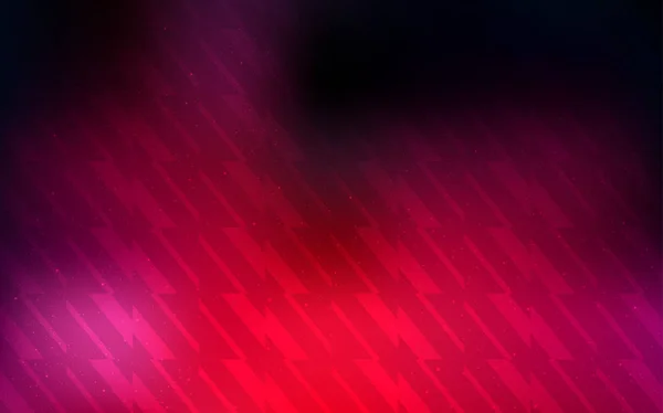 Texture vectorielle Rouge foncé avec lignes colorées. — Image vectorielle