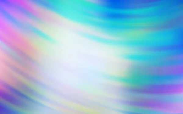 Rose pâle, Texture vectorielle bleue avec lignes irisées. — Image vectorielle