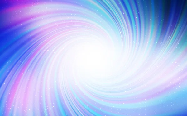 Açık Pembe, Kozmik yıldızlarla mavi vektör düzeni. — Stok Vektör