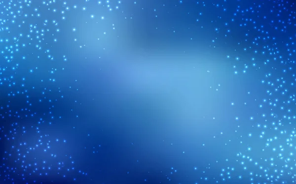 Ανοιχτό μπλε διανυσματική διάταξη με κοσμικά αστέρια. — Διανυσματικό Αρχείο